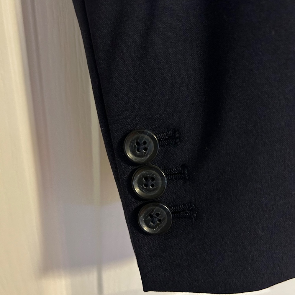 Banana Republic Navy Blazer Size 00P - Picture 3 of 5